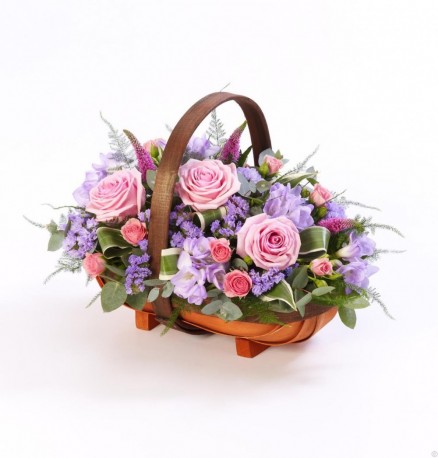 Mixed Basket - Pink and Lilac