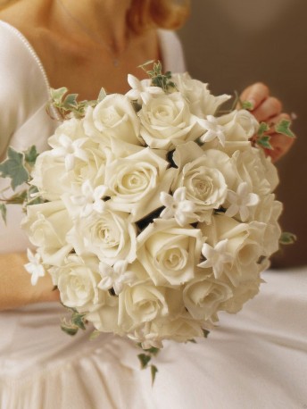 Graceful Rose & Stephanotis Scented Bridal Bouquet