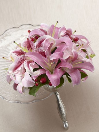 Pink Oriental Lily Bouquet