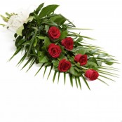 Simple Rose Sheaf Red