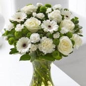 White Sympathy Vase